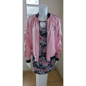 Light Pink Jersey-Style Jacket